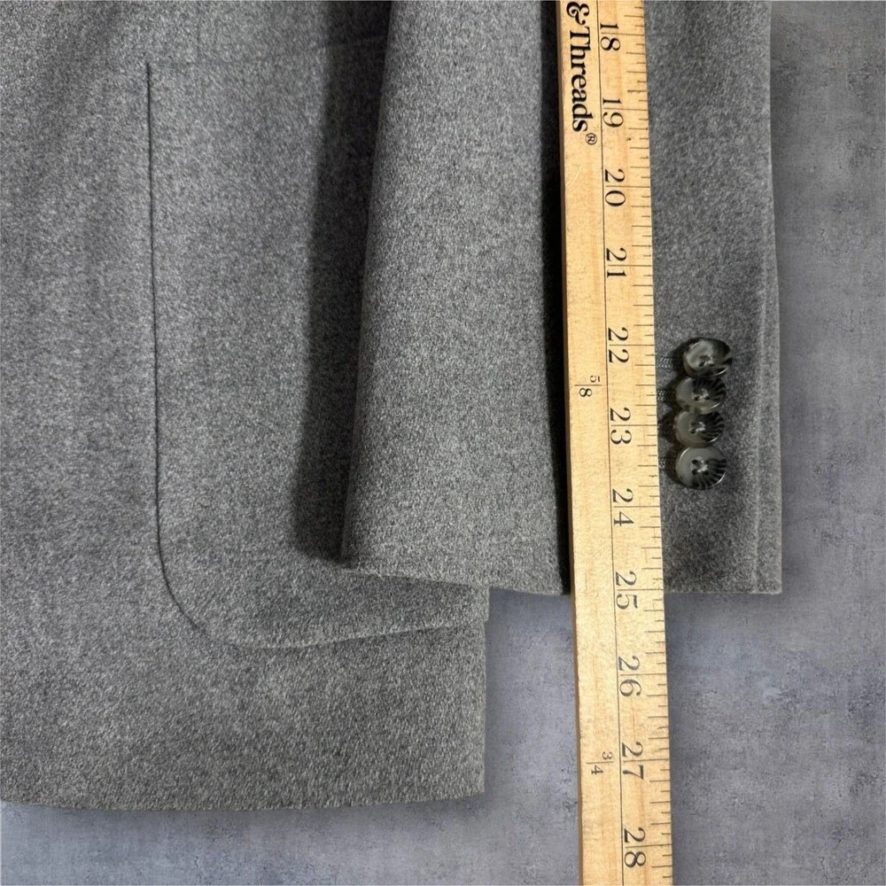 Banana Republic Men's Blazer 40R Gray Wool Blend Sport Coat 2-Button Jacket